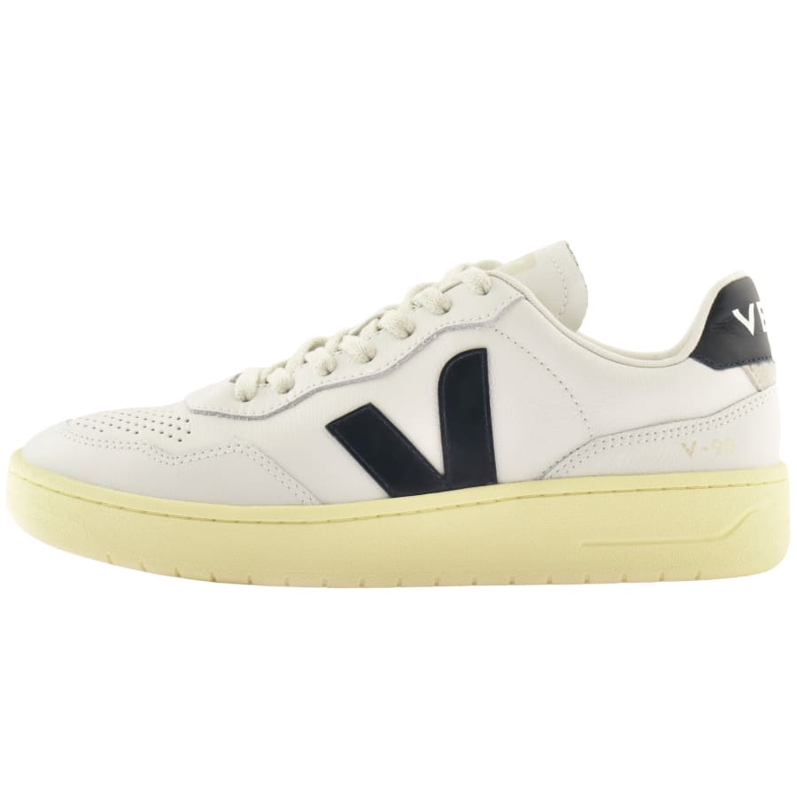 Veja V 90 Leather Trainers White